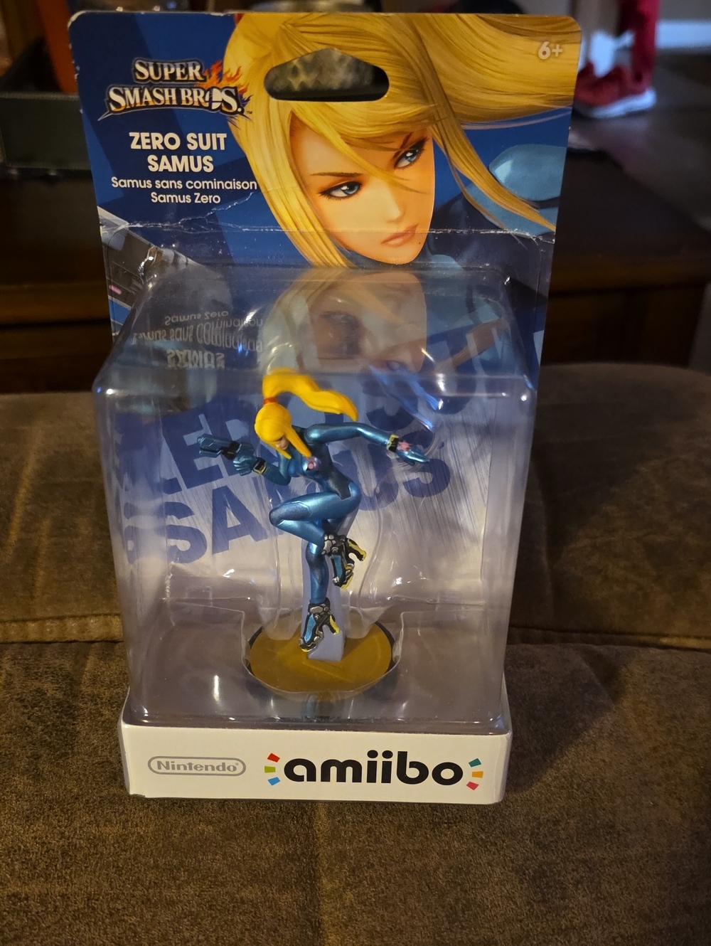 Nintendo Amiibo Zero Suit Samus Figure - Blue